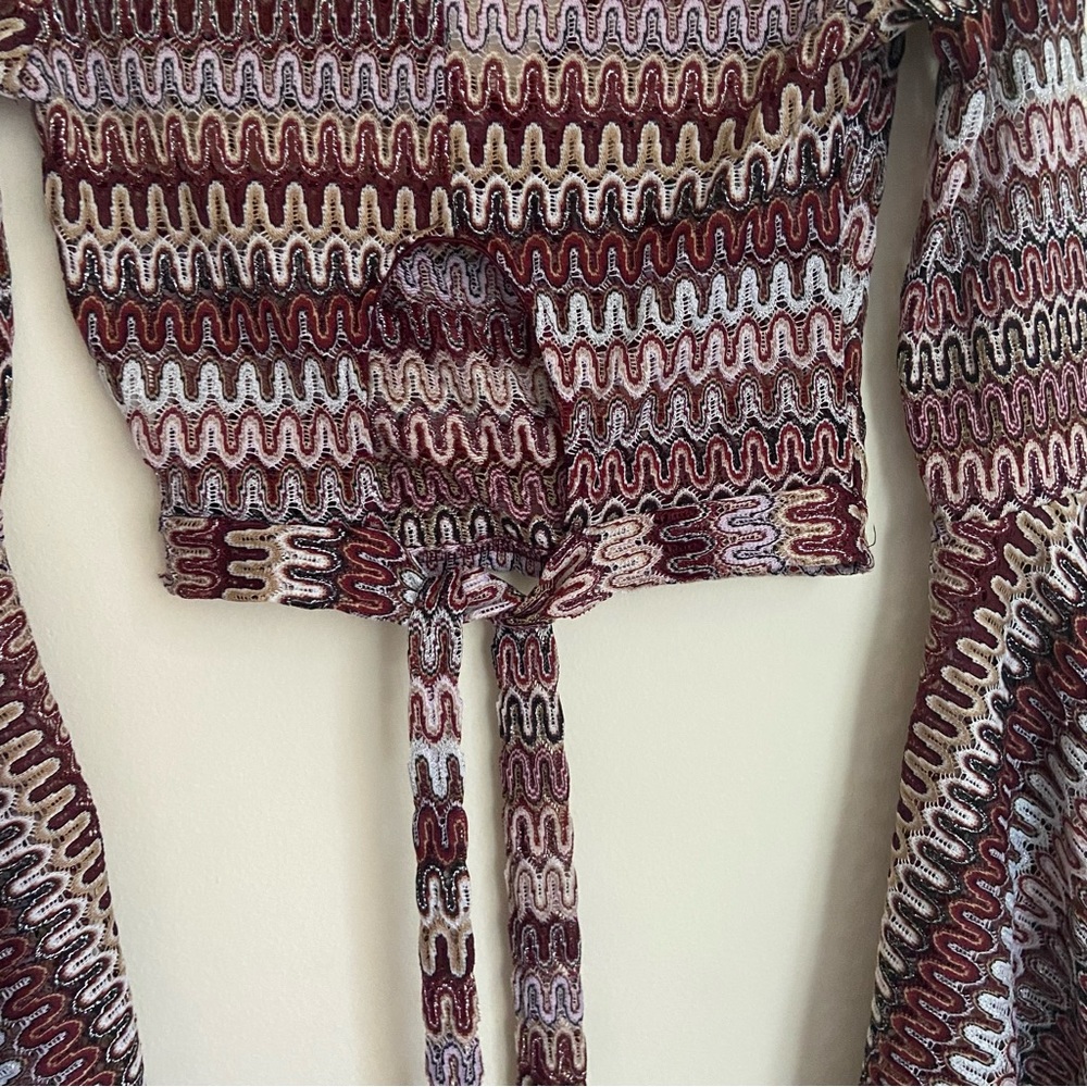 Fashion Nova Medium Multicolored Crop Top - Picture 5 of 6